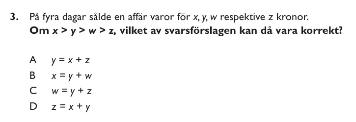 XYZ-uppgift 3 ur provhäftet