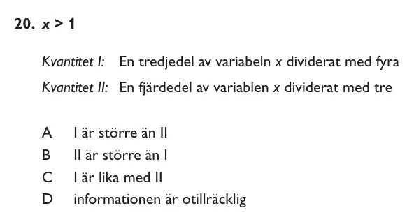 KVA-uppgift 20 ur provhäftet