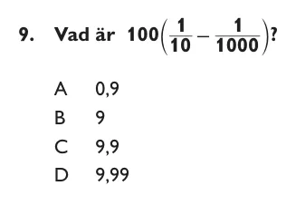 XYZ-uppgift 9 ur provhäftet