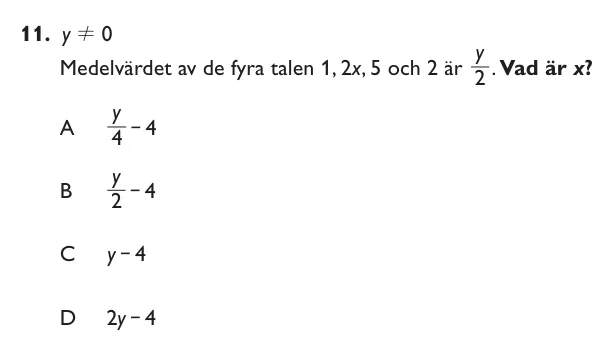 XYZ-uppgift 11 ur provhäftet