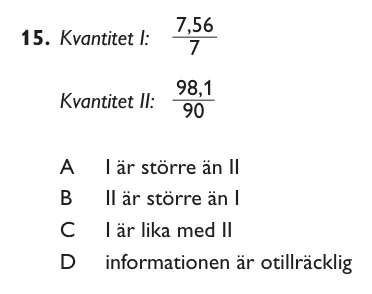 KVA-uppgift 15 ur provhäftet