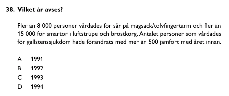 DTK-uppgift 38 ur provhäftet