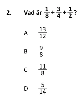 XYZ-uppgift 2 ur provhäftet