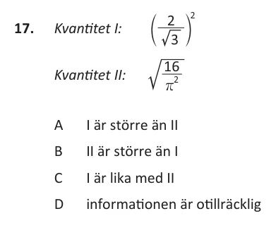 KVA-uppgift 17 ur provhäftet